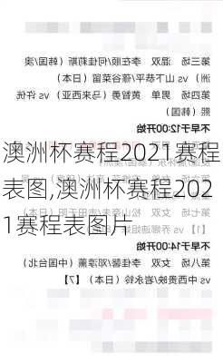 澳洲杯赛程2021赛程表图,澳洲杯赛程2021赛程表图片